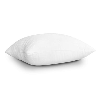 EDOW Throw Pillow Inserts, Set of 4 Lightweight Down Alternative Polyester Pillow, Couch Cushion, Sham Stuffer, Machine Washable. (White, 18x18)