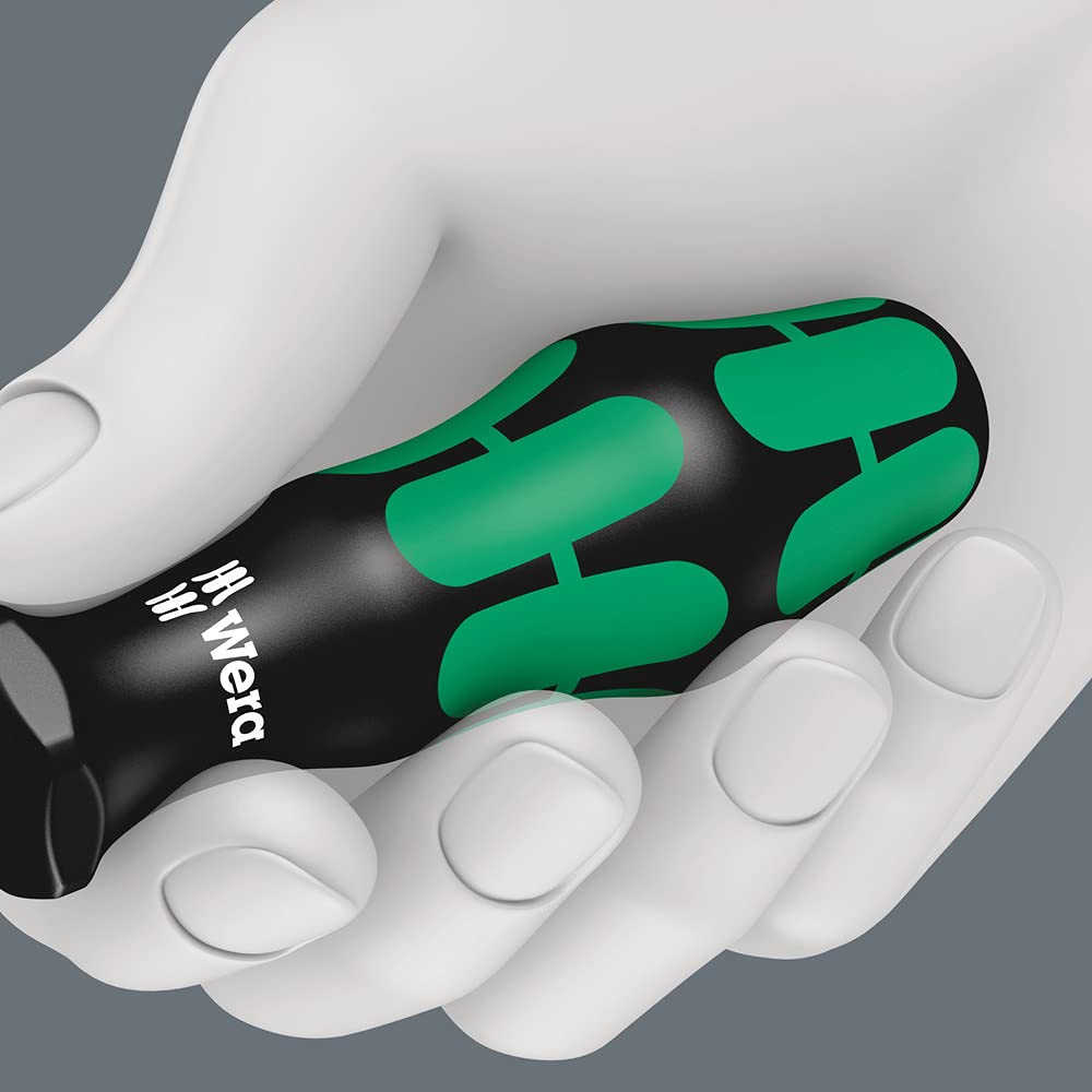 WERA Rack Screwdriver Set - Kraftform Plus Lasertip, 6-Piece Tool Set for Precision Work