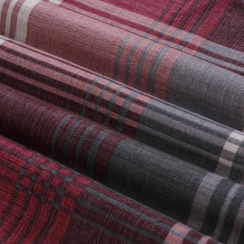 Redplaid Cotton Double Brushed Flannel Sheets Set Queen with 16-Inch Deep Pocket