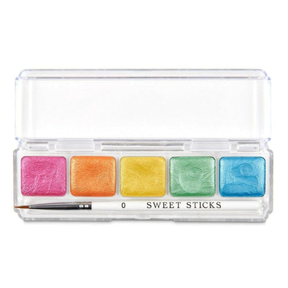 Sweet Sticks Edible Art Water-Activated Food Paint Mini Palette, Rainbow