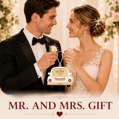 Love Christian Wedding Gift Ornament for Couples - Christmas Home Decor