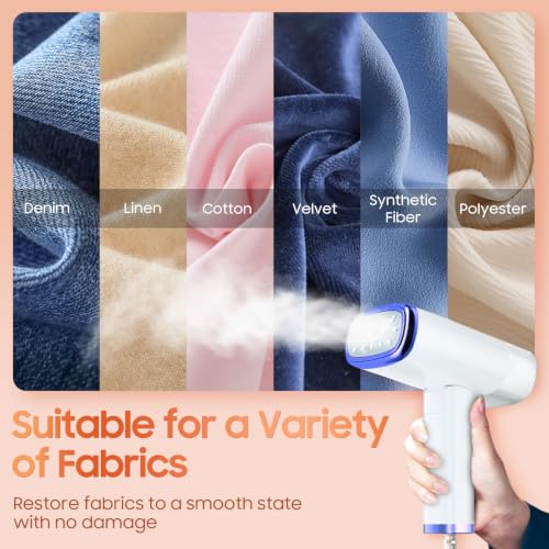 Portable Handheld Garment Steamer Iron for Clothes - Foldable 1000W