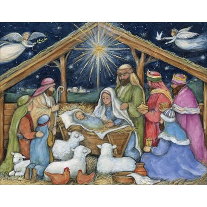Star of Wonder Christmas Cards Set with Susan Winget Artwork - Holiday Greetings, Boxed