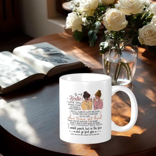 To My Bestie Coffee Mug 11oz Ceramic Christmas Birthday Gift - I Love You Variation