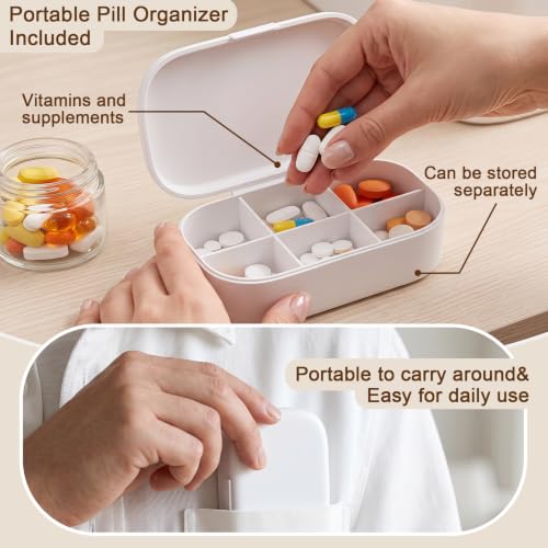 4-Tier Portable Medicine Organizer with Handle - Family First Aid Case & Pill Bottle Holder