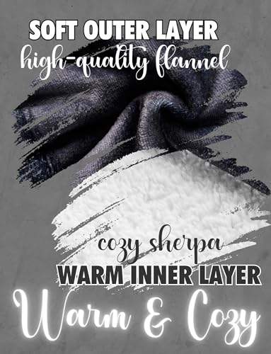 Wearable Hoodie Blanket for Adults - Papa Gifts One Size Hooded Throw