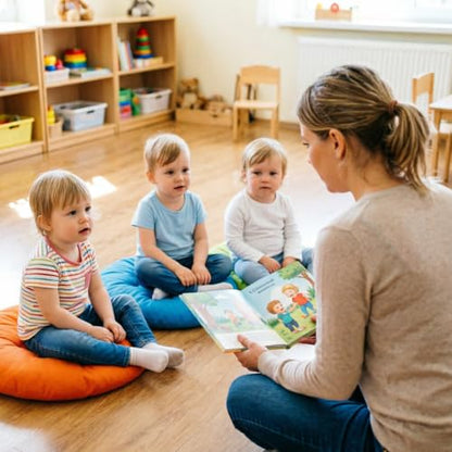 16 Inch Round Floor Cushions for Kids & Toddlers, Flexible Seating, 12 Colors
