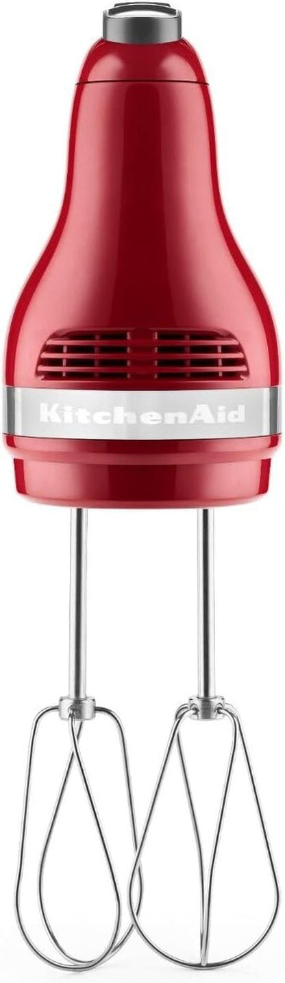 KitchenAid 5 Ultra Power Speed Hand Mixer - KHM512 in Empire Red | Pack of 2 for Effortless Mixing