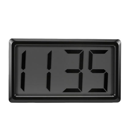 Banapoy Small Digital Clock - Magnetic Fridge & Desktop 12-Hour Battery Powered (Black)