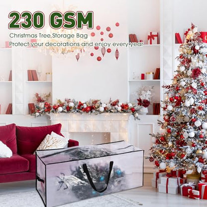 Simgoing Large Christmas Tree & Garland Storage Bags - 7.5 Ft Tree & Square Variations
