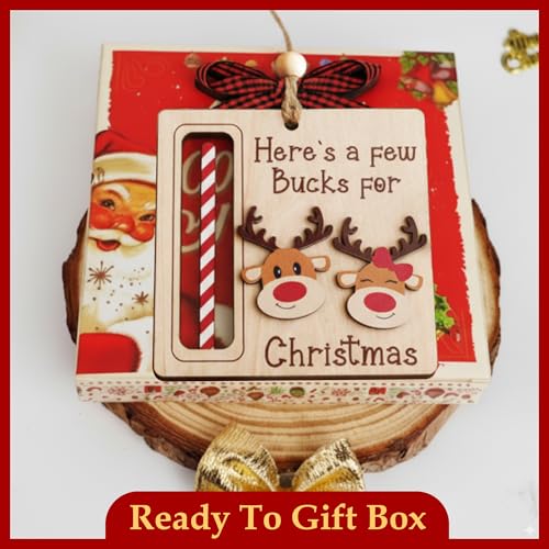 Christmas Money Holders for Cash - Here's a Few Bucks for Christmas Ornament Gift