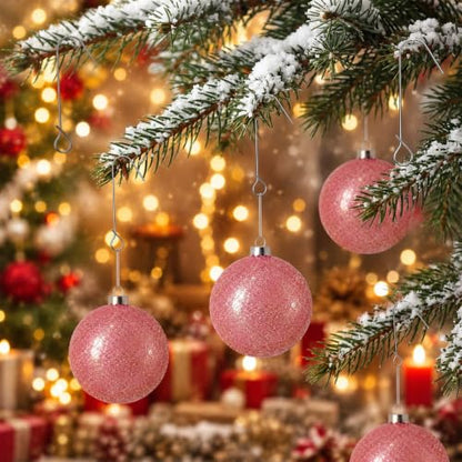 Heavy Duty Metal Christmas Ornament Hooks - 50 Pack, Silver