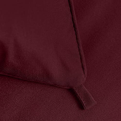 Utopia Bedding Comforter Duvet Insert, Quilted Comforter with Corner Tabs, Box Stitched Down Alternative Comforters Queen Size (Burgundy, Pack of 4)