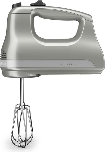 KitchenAid 5-Speed Hand Mixer - Ultra Power Performance in Contour Silver Finish