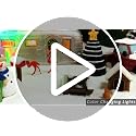 Musical LED Christmas Camper Scene Decor - Holiday Village Display
