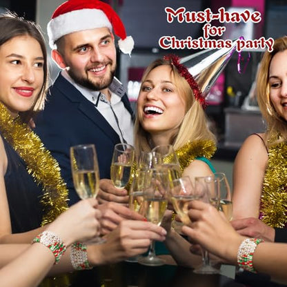 36pcs Christmas Joy Noel Holly Ho Bracelet Gifts - Classic Style