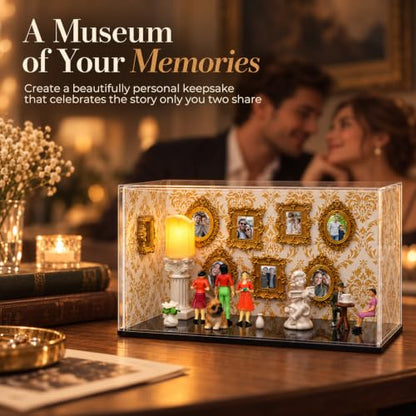 DIY Mini Shadow Box Frame Kit for Personalized Memory Display