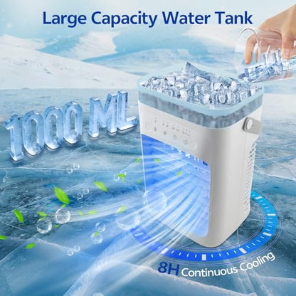 Portable Air Conditioner with Mist Modes & 3-Speed Fan - Cool Fan Variation
