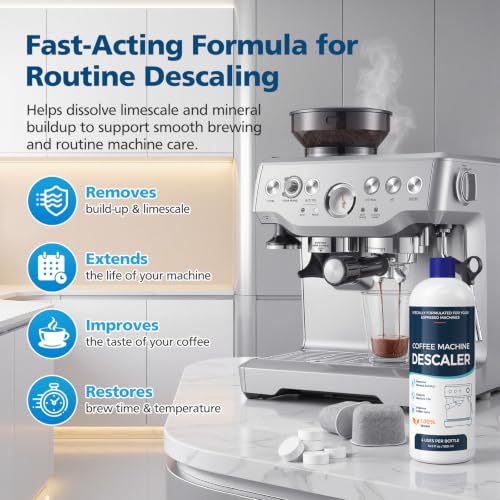 Coffee Machine Cleaning Kit for Breville Espresso Machines - Descaler, Tablets, Water Filters