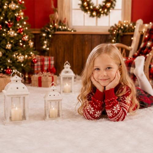 Artificial Snow Blanket for Christmas Decorations 3x10 ft 2 Pack