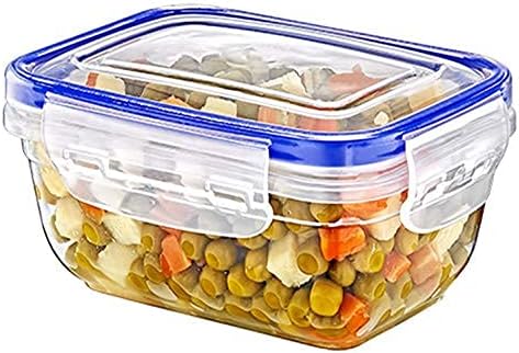 Superio Food Storage Containers - Airtight Leak-Proof Meal Prep Set | BPA-Free Plastic, 3 Sizes