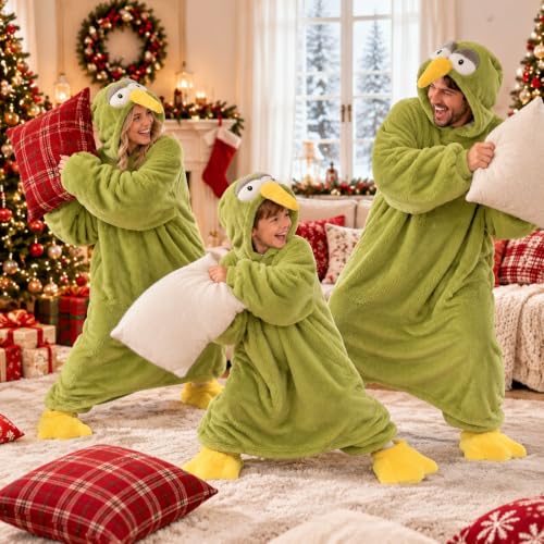 Wearable Kiwi Bird Blanket Hoodie Medium - Cosy Adult & Kids Oversized Bird Onesie