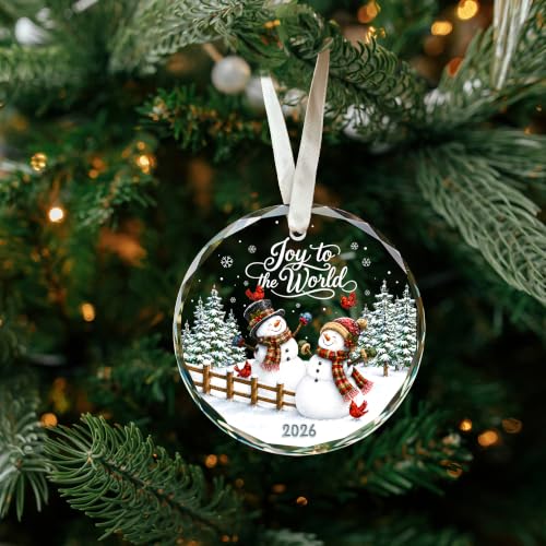 Snowman Christmas Ornament 2026 - Holiday Tree Decor, Keepsake