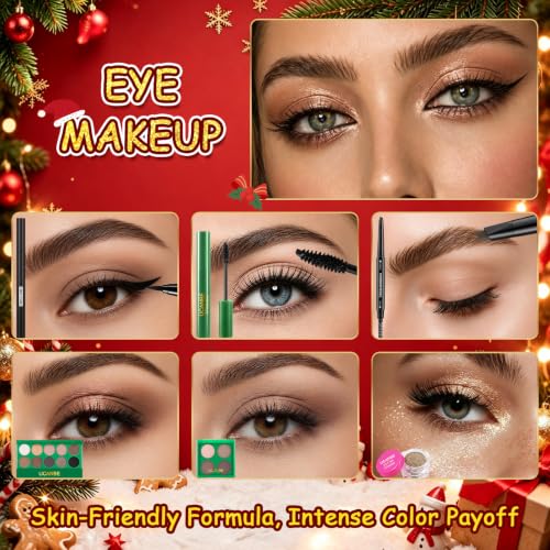 24-Piece Makeup Advent Calendar for Women Teens Holiday Gift Set