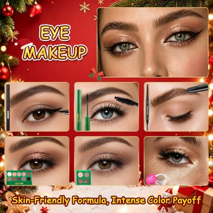 24-Piece Makeup Advent Calendar for Women Teens Holiday Gift Set
