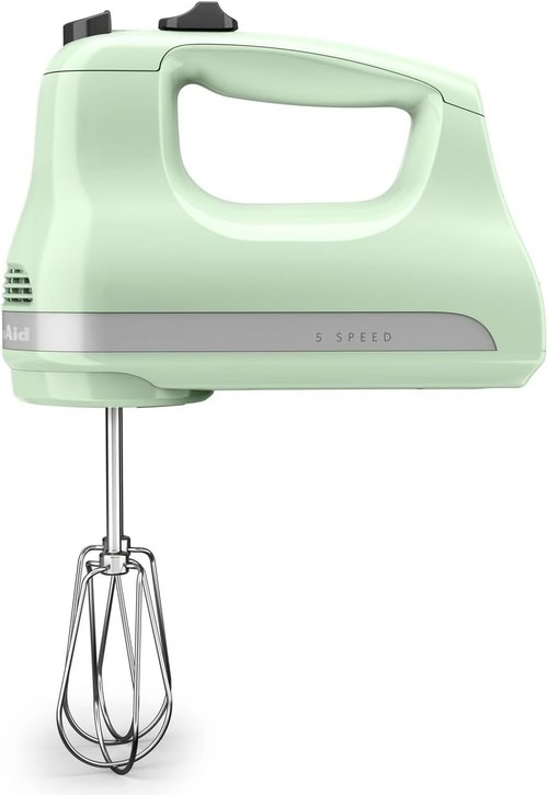 KitchenAid 5-Speed Hand Mixer - Powerful Performance for Effortless Baking | Compact Design