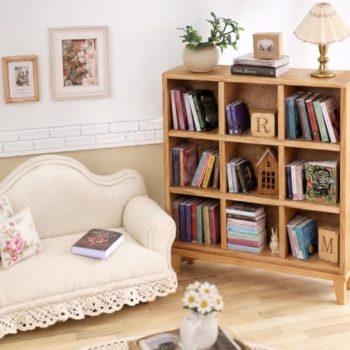 Miniature Dollhouse Books Set - 200 Tiny Decorative Books for Dollhouses and Crafts