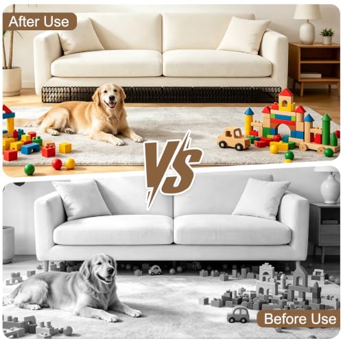 Under Couch & Bed Blocker with 30 Ties - Pet & Furniture Protector