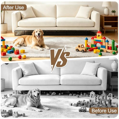 Under Couch & Bed Blocker with 30 Ties - Pet & Furniture Protector