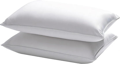 Skiennix Waterproof Pillow Protectors - Soft White Zippered Covers | Standard 20x28 Inches, 4 Pack