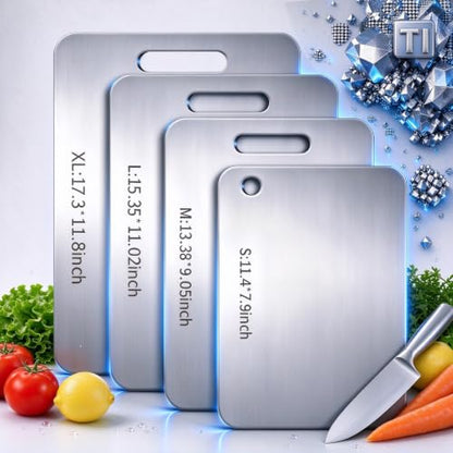 Katori Titanium Cutting Board - 1PC M - Double-Sided Food Safe Kitchen Chopping Board