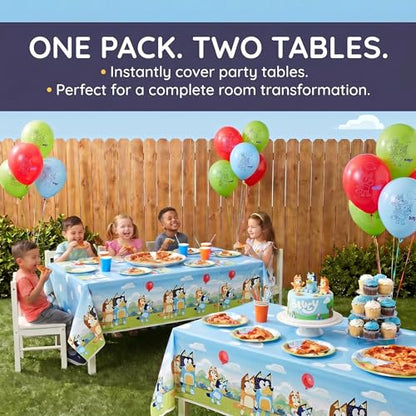 Bluey Tablecloth 2-Pack - Officially Licensed Kids Party Decor