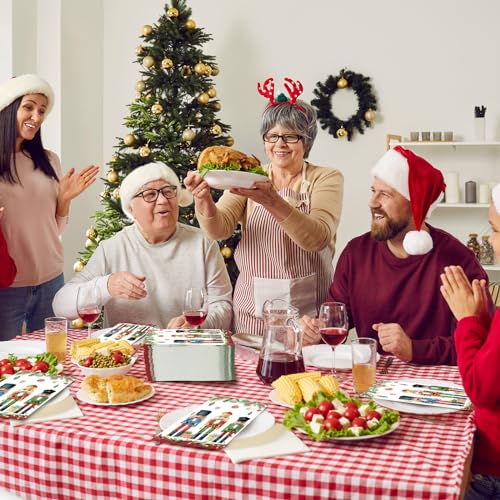 Christmas Nutcracker Guest Napkins – 200 Disposable Paper Towels for Holiday Parties