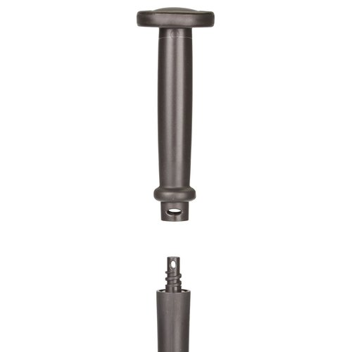 mDesign Plunger and Brush Set for Toilet Bowl - Hidden, Modern Toilet Brush and Plunger Set with Caddy - Brush Cleaner and Plunger Combo with Holder for Bathroom - Hyde Collection - Bronze