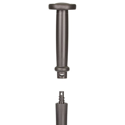 mDesign Plunger and Brush Set for Toilet Bowl - Hidden, Modern Toilet Brush and Plunger Set with Caddy - Brush Cleaner and Plunger Combo with Holder for Bathroom - Hyde Collection - Bronze