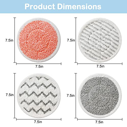 12 Pack Steam Mop Replacement Pads for Shark S7001 S8201 S7201 S7000 Series