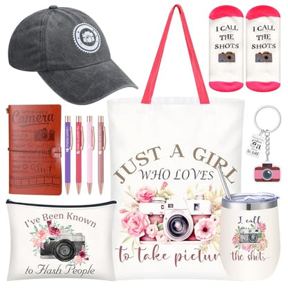 Pink Photography Gift Set for Male Photographers - Camera Lover Christmas Gift