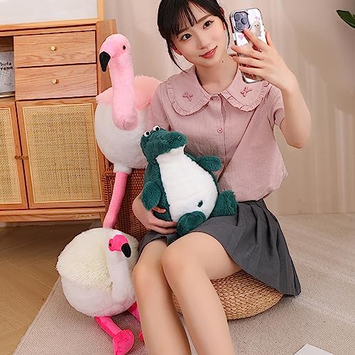 Pink Flamingo Plush Pillow 37.8 Inch Cuddly Stuffed Animal for Home Decor & Gifts (Variation: From Head to Feet)