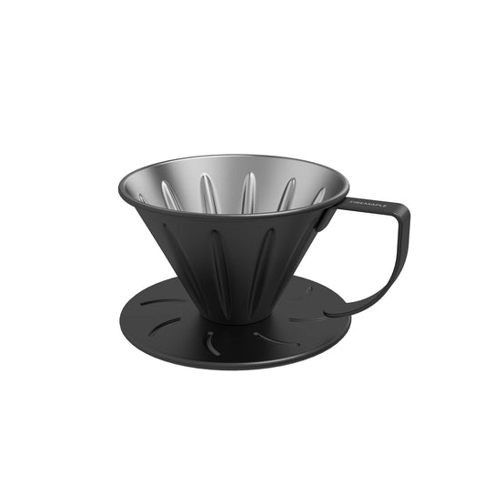 FireMaple Orca Pour Over Coffee Maker-Stainless Steel Coffee Dripper, Reusable Single Cup Coffee Filter, Easy to Clean, Ideal for Camping, Travel, Office, Home, Coffee Maker Brew