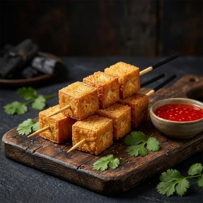 200 Pcs Bamboo Cocktail Picks - Long 4.7 Inch Food Skewers for Appetizers & Decor