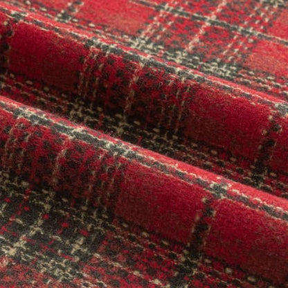 MIULEE Red Tartan Plaid Throw Pillow Covers 20x20 Inch Set of 2 Christmas Home Decor