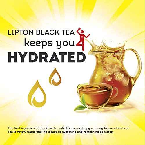 Lipton Tea Bags For A Naturally Smooth Taste Black Tea Can Help Support a Healthy Heart 4 oz 50 Count
