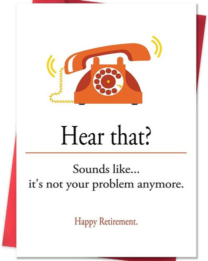 Funny Retirement Gifts for Women Men, Humor Retirement Leaving Card for Him Her Retired Friends Boss Teachers Nurses Dad Mom