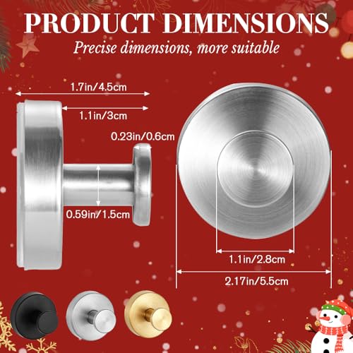 No Hardware Garland Hanger - Gold Front Door Wreath & Garland Display, 2 Pack