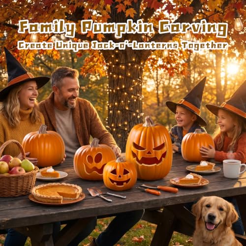 12.8 Inch Faux Carvable Pumpkins - Set of 2 Fall Decor
