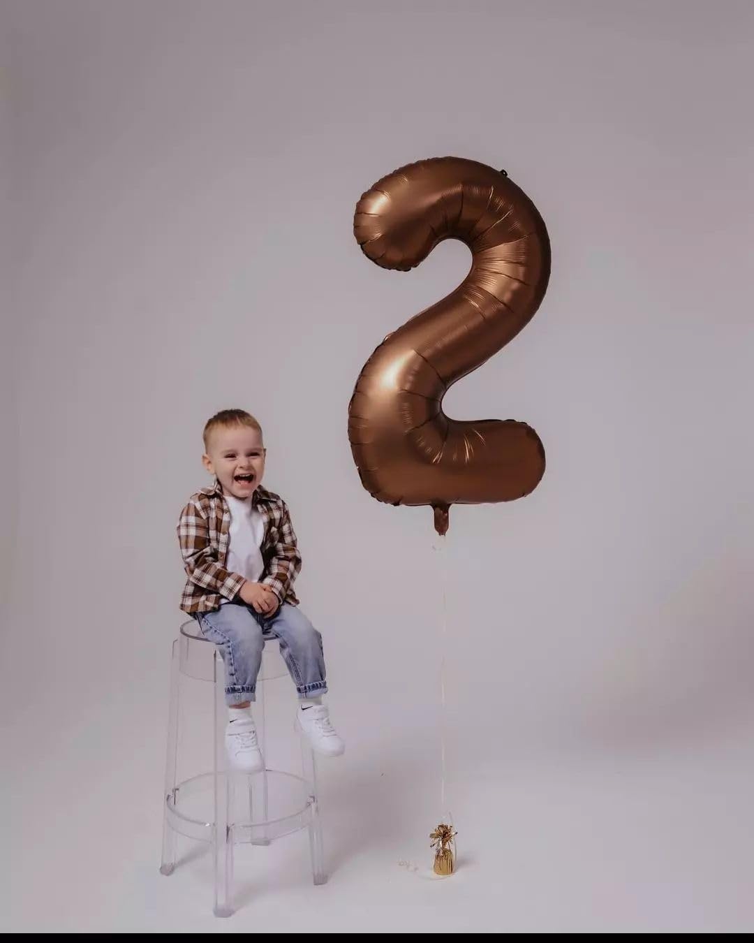 Skiennix Dark Brown Number 10 Balloon - 40 Inch 10th Birthday Decorations for Boys & Girls